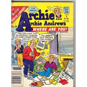 Archie Andrews Where Are You Comics Digest Magazine #68 Archie Comics